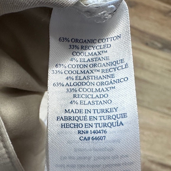 Faherty Reserve Light Sand Movement Pants 34x30 - Picture 3 of 14